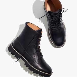 Madewell Citywalk Lugsole Lace-up Boot *Brand new